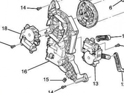 22799392  Моторчик привода заслонок отопителя
