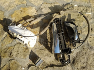  Комплект замка с ручками левой задней двери